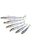 3d Jig Minnow 40 Gr 9,3 Cm Metal Jig Yem Bone White Glow