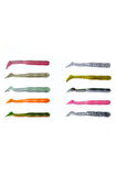 Trick Bait 09cm Silikon Balık Pearl White