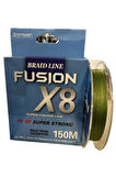 New Fusion 150m 8 Kat Yeşil Örgü Ip Misina
