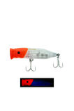 Salt Popper 70mm 9.5gr Su Üstü Maket Balık 041 Moon Red Head