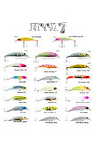Ziggy7 70mm 9.6gr Sinking LRF Maket Balık-028 Zebra Glow