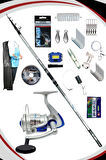 Oslo Crome Surf 420cm 70-250gr Kendo Azzurro 6500 Tam Takım Surf Olta Seti