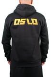 Oslo Bear Siyah Nakışlı Kapüşonlu Sweatshirt