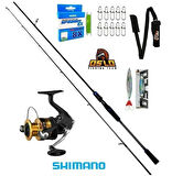 Shimano FX 4000 Oslo Legend 270cm 7-40gr 8 Örgü Karbon Spin Olta Seti