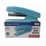 Zımba Makinesi Turkuaz S-3 Stapler No:10 1 Adet Küçük Zımba Makinası 10-15 Sayfa Okul Büro Öğrenci Ofis