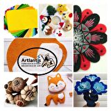 Açık Mavi Keçe A4 2 mm 20x30 cm 5 li 1 Paket Okul Kreş Etkinlik