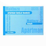 Apartman Tahsilat Makbuzu Otokopili 2/50 3 Adet Apartman Aidat Makbuzu 14x19 cm