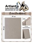 Mukavva Gri 1 mm 35x50 cm 10 Adet Sert Karton Ekstra Sıkıştırılmış 35*50 Mukavva Gri Renkli 10 Adet