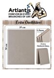 Mukavva Gri 1.5 mm 35x50 cm 10 Adet Sert Karton Ekstra Sıkıştırılmış 35*50 Mukavva Gri Renkli 10 Adet