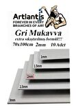Mukavva Gri 2 mm 70x100 cm 10 Adet Sert Karton Ekstra Sıkıştırılmış 70*100 Mukavva Gri Renkli 10 Adet