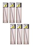 0.3 Kalem Ucu H 60 mm 6 Paket 0,3 Min Kalem Uç Teknik Kalem Yedeği Mono Tombow H 60 mm 6 Paket