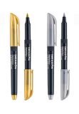 Grafik Kalemi ve Davetiye Kalemi Metalik Altın Sarı Lineplus Dreamon 1 Adet 0.5-2.0 mm Metallic Brush