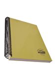 Sert Kapak Spralli Defter 120 Yaprak Kareli 17X24 Orta Boy 1 Adet Enjoy Every Moment Sert Kapak Defter