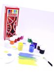 Guaj Boya 12 Renk x 20 Ml Su Bazlı Tüp 1 Paket Südor Guaj Boya Seti Şişe İçerisinde 12 li