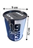 Beşiktaş Metal Kumbara Orta Boy Orjinal Lisanslı 1 Adet Bjk Kumbara Taraftar Kumbara Kara Kartal 12x9 cm