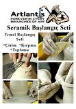 Seramik Başlangıç Seti 8 Parça 1 Paket Modelaj Modelleme Hekel Çömlek Sanatsal Ebeşuar Hobi Düzeltme