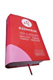 Redhouse İngilizce Türkçe Yeni El Sözlüğü Pembe 702 Sayfa 1 Adet 80.000 Kelime Hazneli Red House İngilizce Sözlük El Boy Cep