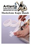 Maskeleme Bandı Kağıt Bant 38 mm 25 Metre 3 Adet Boya Bantı Maskeleme Kağıt Bant Duvar Yağlı Boya Badana