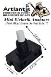 Mini Anahtar Arapuar Çıtçıt Anahtar 6 Adet Elektrik Devresi İçin Açma Kapama Düğmesi On / Off Siyah Beyaz Anahtar