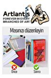 A3 Çıtçıtlı Dosya Mavi 1 Adet A-3 Çıt çıtlı Zarf Dosya Transparan 47x33.5 cm Büyük Boy Çıtçıtlı Dosya