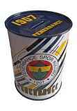 Fenerbahçe Metal Kumbara Orta Boy Orjinal Lisanslı 1 Adet FB Kumbara Taraftar Kumbara Sarı Kanarya 12x9 cm