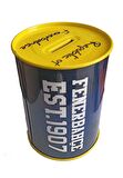 Fenerbahçe Metal Kumbara Orta Boy Orjinal Lisanslı 1 Adet FB Kumbara Taraftar Kumbara Sarı Kanarya 12x9 cm