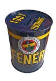 Fenerbahçe Metal Kumbara Orta Boy Orjinal Lisanslı 1 Adet FB Kumbara Taraftar Kumbara Sarı Kanarya 12x9 cm