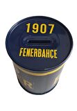 Fenerbahçe Metal Kumbara Orta Boy Orjinal Lisanslı 1 Adet FB Kumbara Taraftar Kumbara Sarı Kanarya 12x9 cm