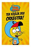 Kral Şakir 1 Tek Kişilik Dev Orkestra 204 Sayfa 1 Adet Transparan Kitap Ayraç 2 Paket Şakir,Remzi,Fil Necati Hikaye Kitabı 