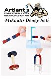 Mıknatıs Seti 1 Paket Deney Malzemesi Okul Projeleri İçin Manyetik Mıknatıs Deney Oyun Seti Eğitici