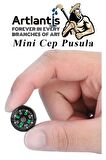 Mini Pusula 1 Adet Küçük Pusula Okul Deney Gezi Cep Pusulası Manyetik Pusula 7x30 mm Plastik Öğrenci