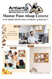 Mantar Pano Ahşap Çerçeve 60x90 cm 1 Adet Harita Çivisi Hediyeli Duvara Monte Mantar Çerçeve Evde Okulda Büroda Ofiste