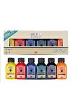 Akrilik Boya Seti 6x75 ml Simli Seri Akrilik Boya 6 Renk 75 ml Simli Akrilik Boya Simli Renkler Seti