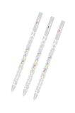 Jel Tükenmez Kalem Beyaz 1.0 mm 3 Adet Beyaz Neon Jel Kalem Beyaz Mürekkepli kalem