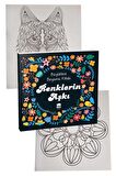 Renklerin Aşkı Büyüklere Boyama Kitabı 1 Adet Ema Boyama Kitabı Büyükler İçin Mandala Yaratıcı Boyama