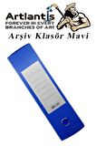 Mavi Arşiv Ve Proje Kutusu 29x36x15cm 5 Adet Arşiv Klasörü Lastikli Plastik Arşiv Klasörü Büro Okul Sınıf