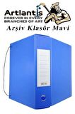 Mavi Arşiv Ve Proje Kutusu 29x36x15cm 5 Adet Arşiv Klasörü Lastikli Plastik Arşiv Klasörü Büro Okul Sınıf