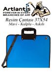 Resim Çantası Fermuarlı Kulplu 37x54 cm 1 Adet Teknik Resim Dosya Çantası 35x50 cm Askılı Proje Çantası Okul Sınıf