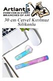 Kırılmaz Cetvel 30 Cm Silikonlu Gökkuşağı 1 Adet Flexible Silikonlu Cetvel Büro Okul Sınıf