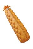 Silikon Ananas Kalemlik Sarı 1 Adet Silikon Kalem Kutusu Eğlenceli Sevimli Ananas Figürlü Hediyelik Kalemlik