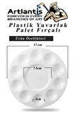 Monalisa Akrilik Boya 6 Renk x 70 ml Ana Renkler 1 Paket ve Yuvarlak Resim Paleti Fırçalı 1 Paket 10 Hazneli Boya Paleti Sanatsal Boyalar İçin Palet Akrilik Boya