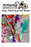 Kuş Tüyü Renkli 12 Li 1 Paket 14 cm Tüy Karışık Renk Hobi Okul Öncesi Kreş Anasınıfı Kuş ve Kaz Tüyü Renkli