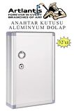 Kilitli Anahtar Kutusu 32 li 1 Paket Anahtar Dolabı Alüminyum Gövde Otel Otopark Apart Anahtarlık Dolap
