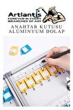 Kilitli Anahtar Kutusu 32 li 1 Paket Anahtar Dolabı Alüminyum Gövde Otel Otopark Apart Anahtarlık Dolap