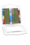 24 Renk Pastel Boya Plastik Çantalı 24 Lü 1 Paket 24 Renk Alpino Pastel Boya
