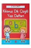 Güzel Yazı Defteri A4 Boy 19x27 cm Kılavuz Dik Çizgili 24 Yaprak 1 Adet Standart Dik Çizgili Yazı Defteri Dik Temel Harflerle 1. Sınıf