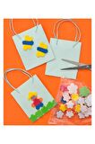 Açık Mavi Eva 50x70 cm 3 Adet Eva Süngeri Okul Kreş Anasınıfı Elişi Etkinlikleri