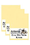 Krem Eva 50x70 cm 3 Adet Eva Süngeri Okul Kreş Anasınıfı Elişi Etkinlikleri
