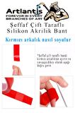 Çift Taraflı Bant Silikonlu Süper Güçlü Çivisiz Montaj Bandı ve Maket Bıçağı 1 Paket 18mm x 2 metre Extra Yüksek Mukavemetli