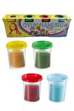 4 Renk Oyun Hamuru Ana Renkler 4x120 gr 1 Paket Monalisa Oyun Hamur Seti Okul Öncesi Kreş Anasınıfı